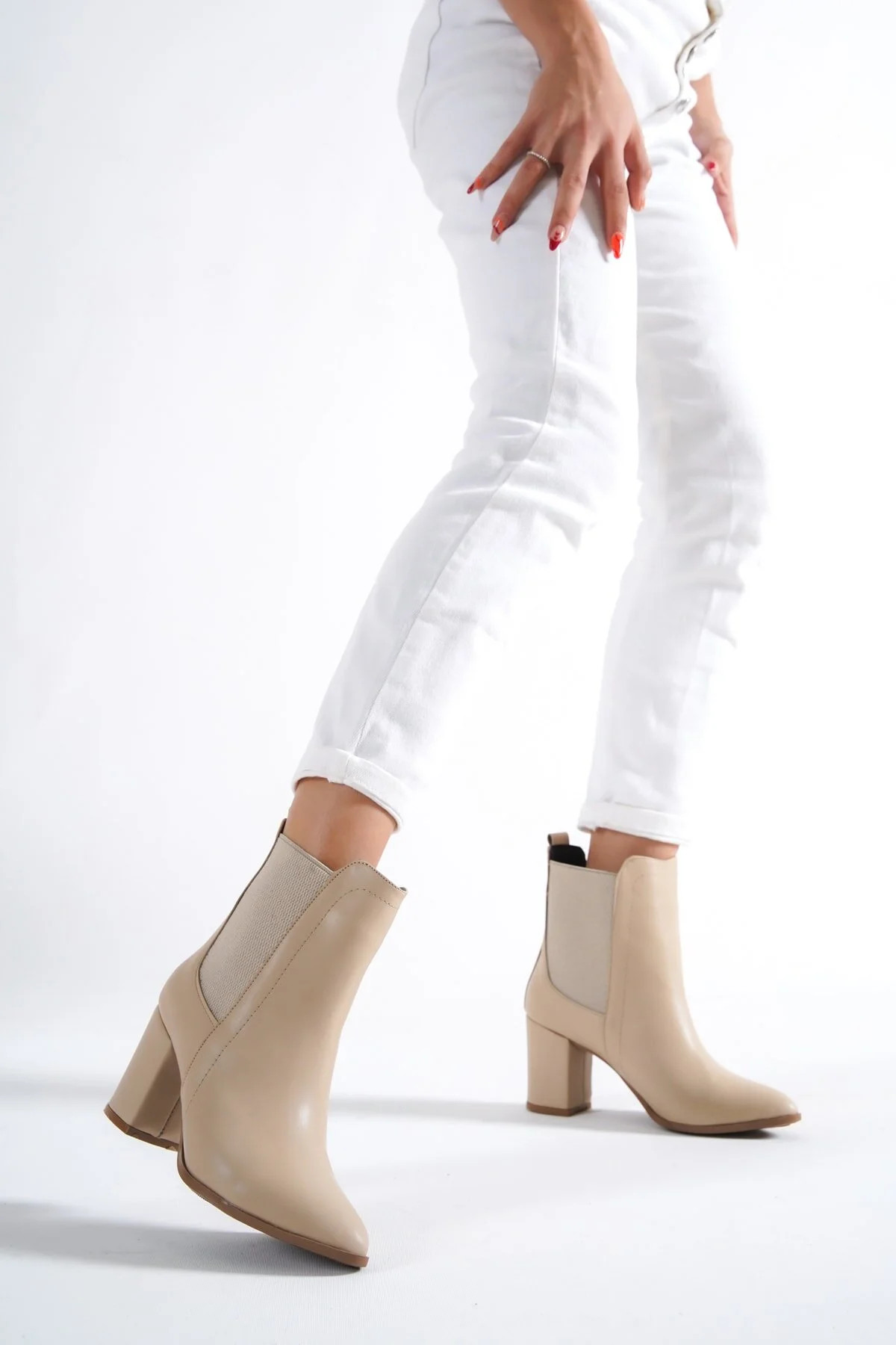 Moda Değirmeni Elastische Damenstiefel MD1086-116-0005 | Trendyol DE