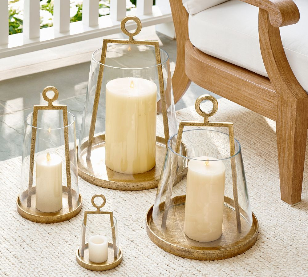 Easton Forged-Iron Outdoor Lantern | Pottery Barn (US)