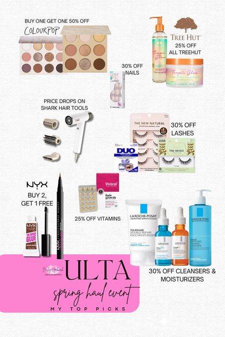 Ulta is having a huge spring sale! These are my top picks!! 

#LTKstyletip #LTKbeauty #LTKGiftGuide