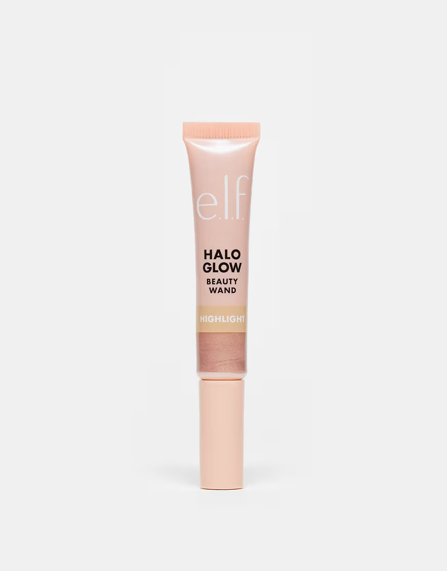 e.l.f. Halo Glow Highlight Beauty Wand - Rose Quartz-Pink | ASOS (Global)