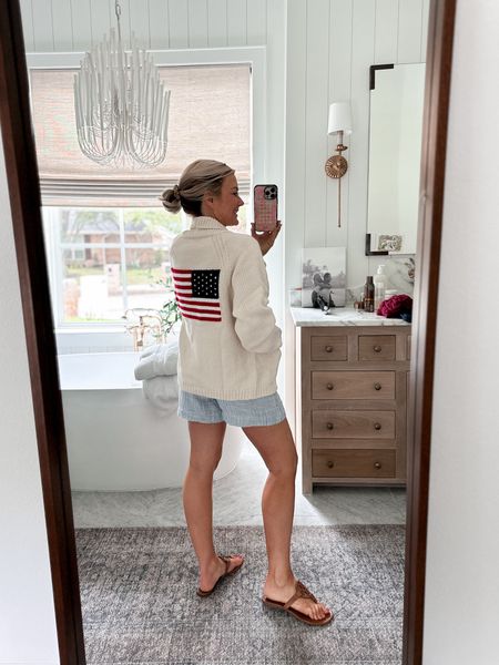 Ready for all the summer fun!! This cardigan is the most perfect, classic style that you’ll wear for decades!! And code SUGARPLUM15 saves you 15%! 🥳

I’m in an xs/small sweater & small shorts  

#LTKstyletip #LTKover40