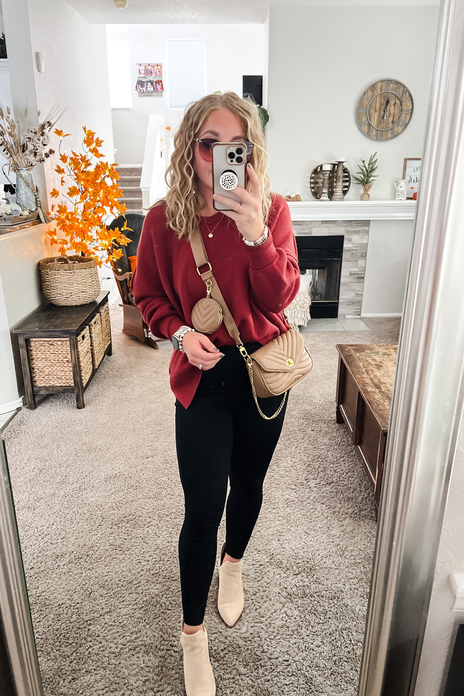 Sweater,  boots, and leggings outfit for fall   🍂
Sweater fits tts, size up for a bigger fit (wearing a small)


womens fashion
Casual outfit,
Fall outfits,
Fall 2023
Fall Fashion, 
Fall outfit inspo
 Fall outfit, fall work outfits, fall outfits women, casual ootd, mom outfit, everyday outfits, weekend outfits, amazon fashion, amazon Fall  favorites,mom ootd, casual fashion, Fall outfit ideas, casual Fall  day outfit, fall fashion trends, trendy mom outfits Fall, amazon Fall favorites, amazon finds, comfy Fall outfits, size 6 petite outfits, easy mom outfits,  brunch outfit, cute casual style, style over 30, casual mom style, affordable fashion, preppy outfits Fall , early fall transition outfits,  amazon tops, casual wearing, casual top, leggings outfit,


#LTKstyletip #LTKfindsunder50 #LTKitbag