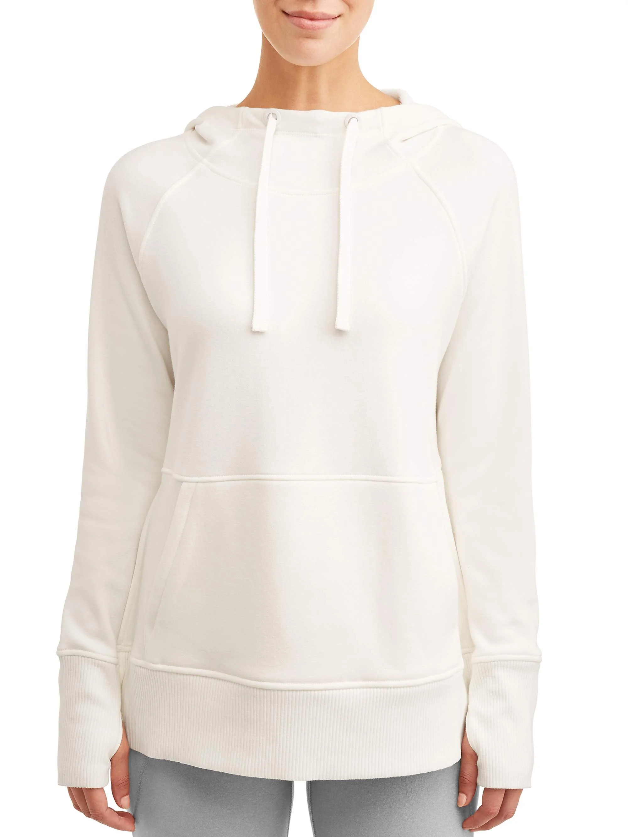 Athletic Works Women's Athleisure Fleece Tunic Hooded Sweatshirt | Walmart (US)