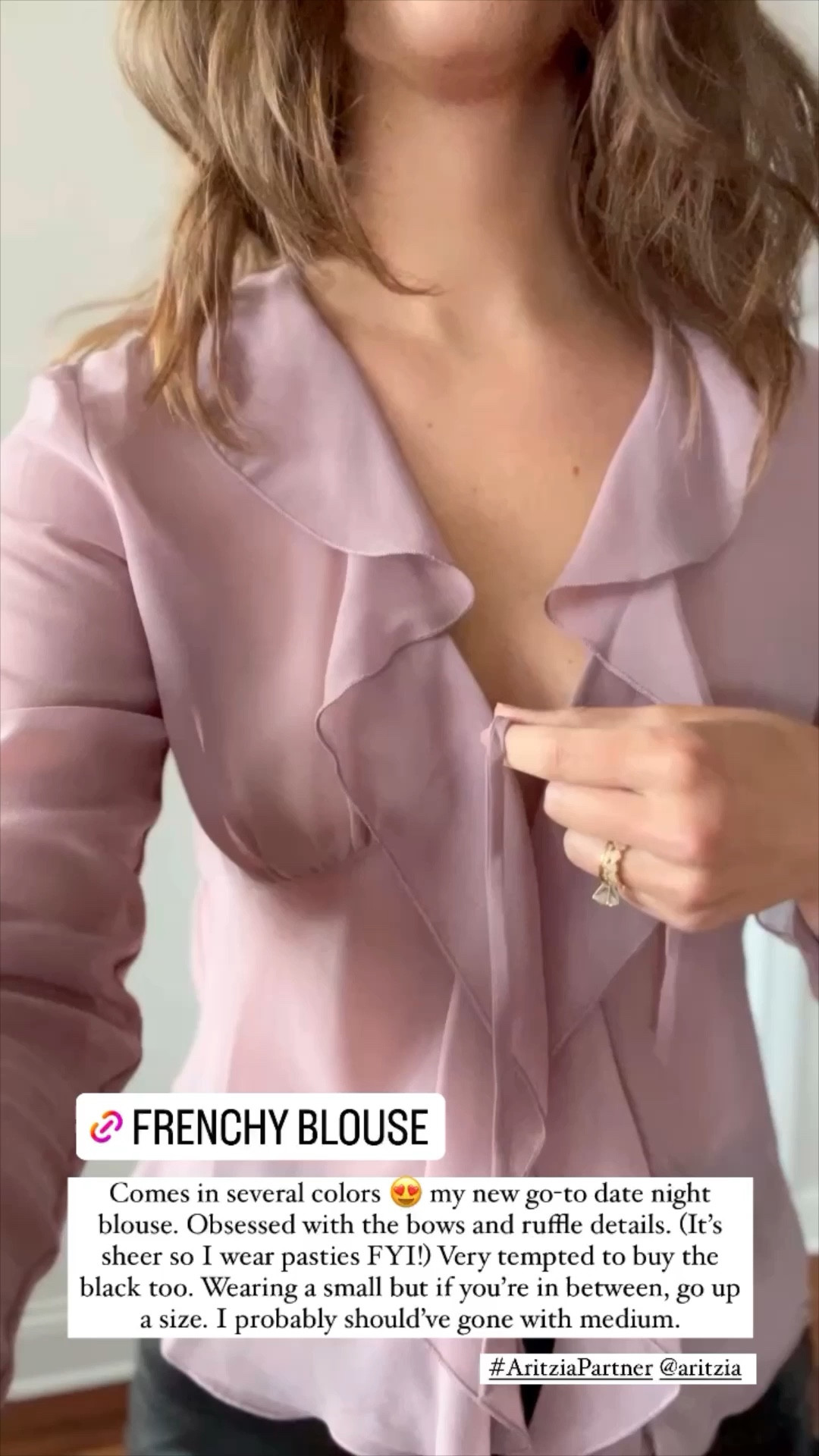 Blouse (best date night top!! You’ll want pasties bc it’s sheer) wearing small, but could’ve gone with M as well. Pants TTS, wearing 26! (On sale for $49!) Lipstick color is punch

#LTKSeasonal #LTKsalealert #LTKfindsunder100