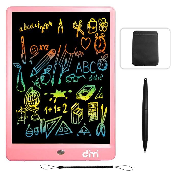 Dimi 10 inch LCD Writing Tablet,Colorful Screen Electronic Writing Board Doodle Pads Drawing Boar... | Amazon (US)