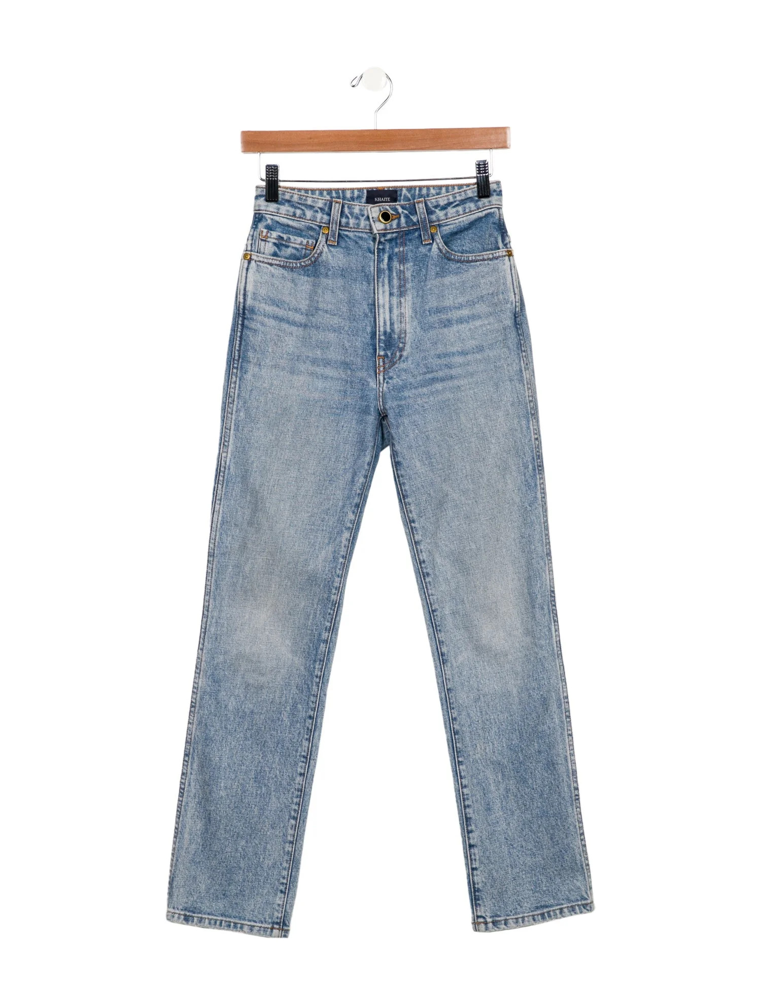 High-Rise Straight Leg Jeans | The RealReal