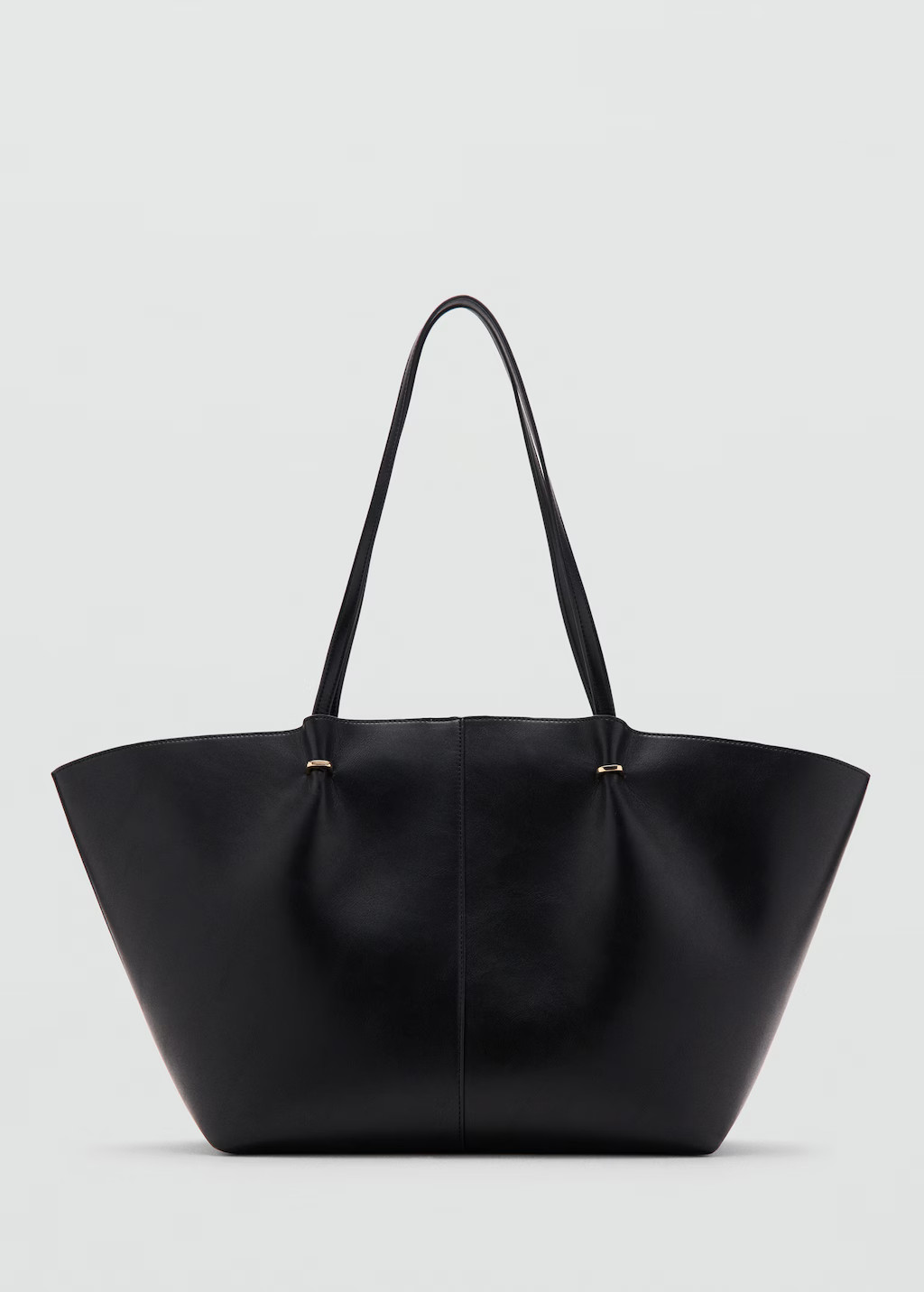 Shopper bag with metallic details - Women | MANGO United Kingdom | MANGO (UK)