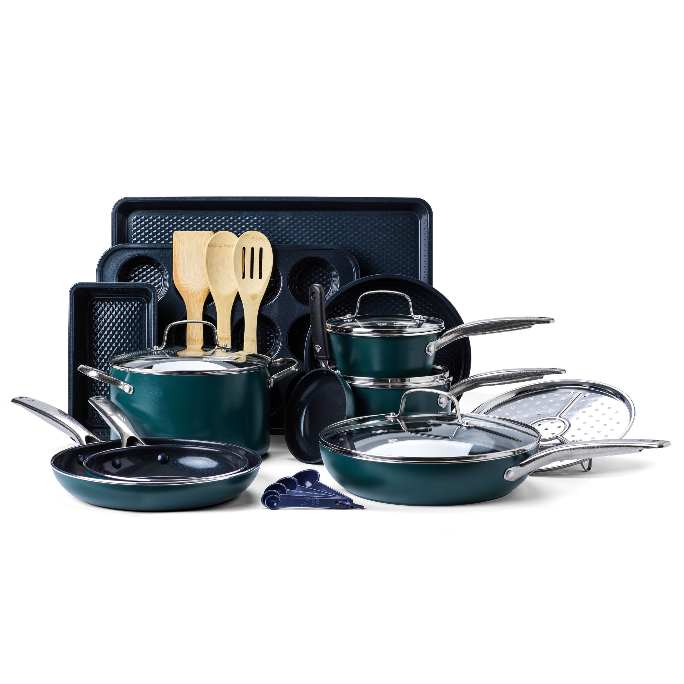 Blue Diamond Blue Dmnd 20pc Set, Green | Walmart (US)