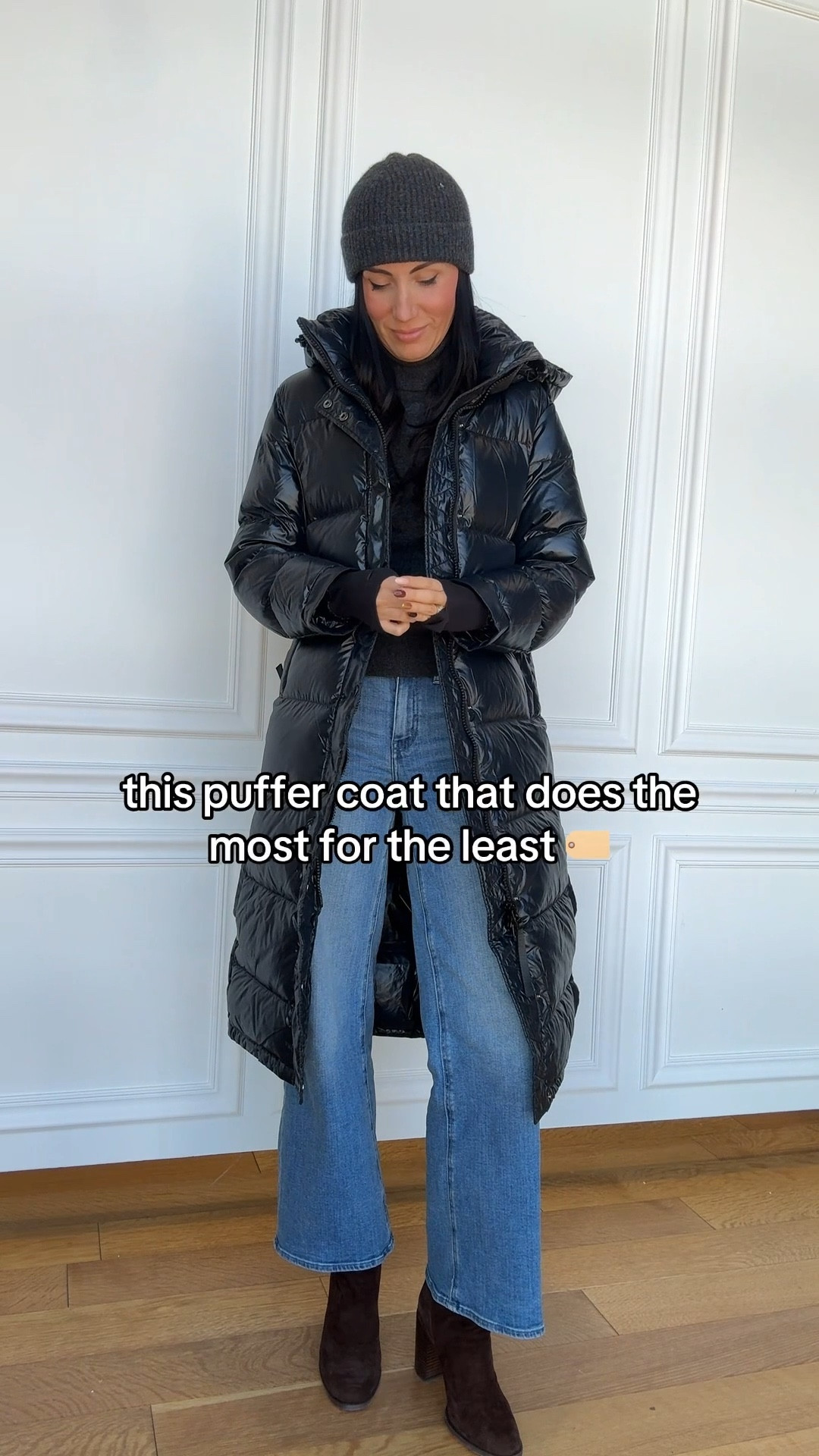 The most affordable puffer that actually does the work. I stayed warm in this beautiful coat in 5 degree weather this weekend. Love the features and the functionality from @onequince #quincepartner
