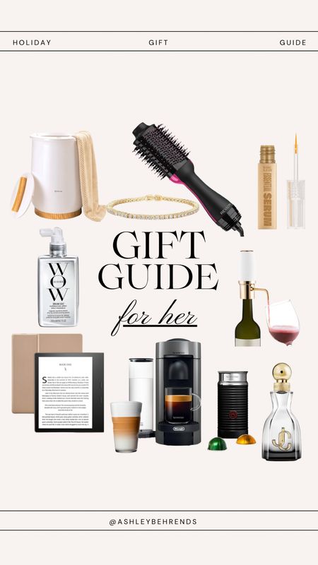 Women’s holiday gift ideas 🎁 Gift guide for her
#giftsforher #guideguide #christmas #giftidea #luxe #kindle #nespresso #blowdryer #towelwarmer 

#LTKHolidaySale #LTKHoliday #LTKGiftGuide