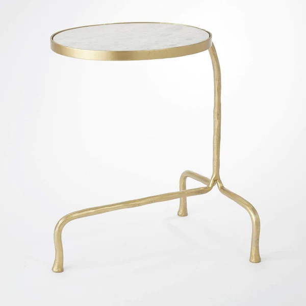 Global Views Cantilever Table Brass | Alchemy Fine Home