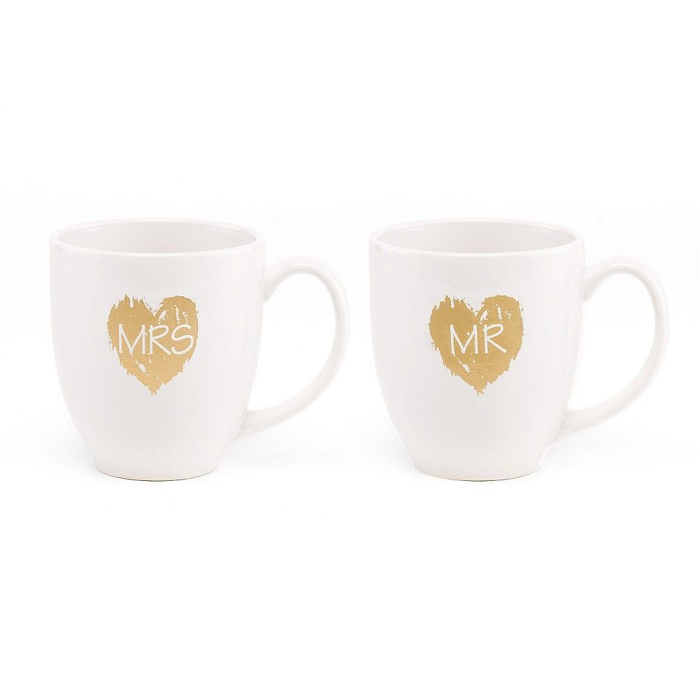2ct Mr.'& 'Mrs.' Mugs Drinkware set | Target