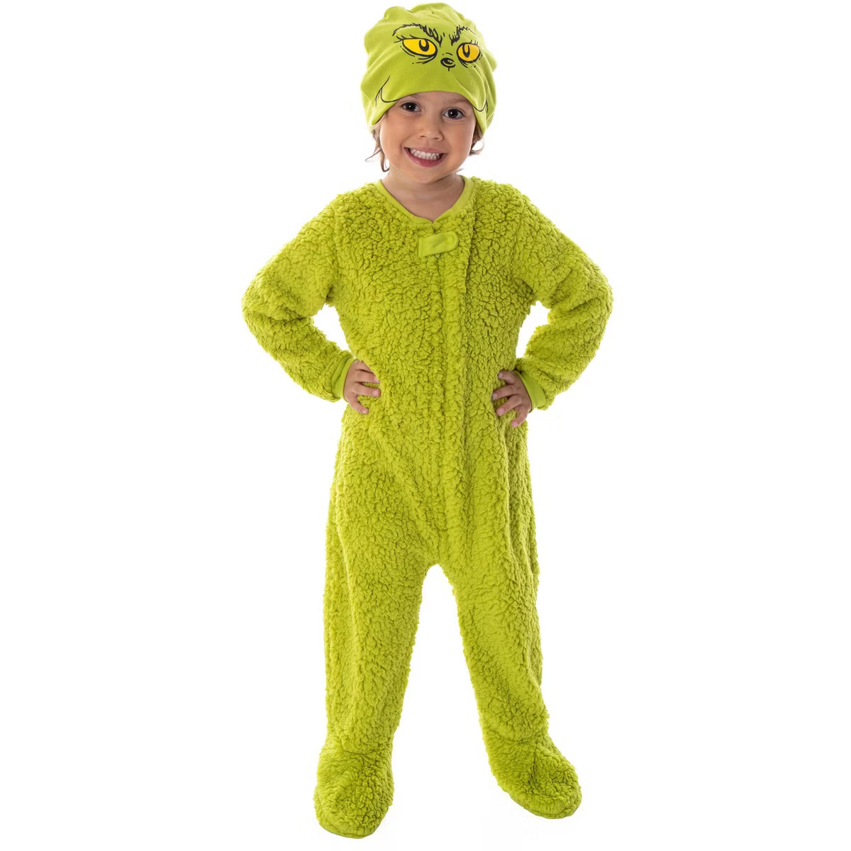 Seven Times Six Dr. Seuss GRINCH Matching Family Costume Pajama Union Suit Green | Target