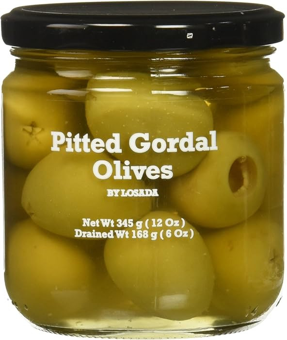 Losada Spanish Olives Pitted Gordal - 6.98 oz | Amazon (US)