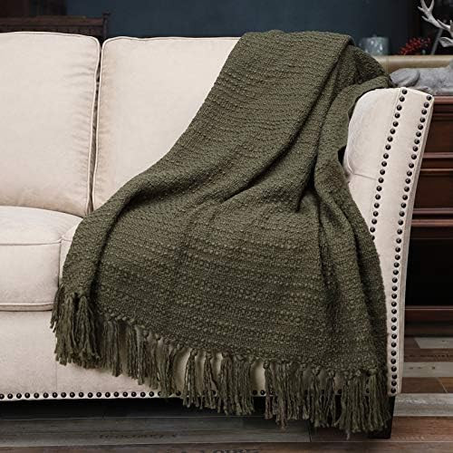 Amazon.com: PANDATEX Thick Chunky Multi Color Knitted Throw Blanket for Couch Chair Sofa Bed, Chi... | Amazon (US)