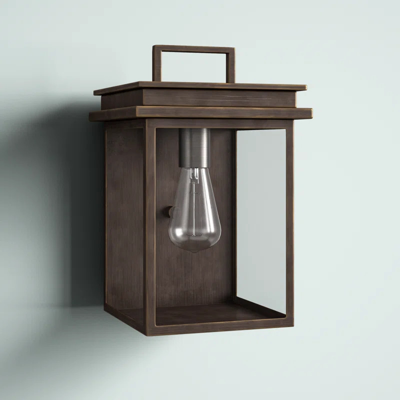 Eickhoff Antique Bronze Outdoor Wall Lantern | Wayfair North America