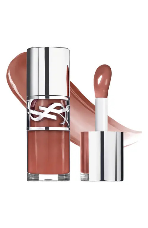 Yves Saint Laurent Loveshine Plumping Lip Oil Gloss with Hyaluronic Acid in 04 Honey Pure Love at Nordstrom | Nordstrom
