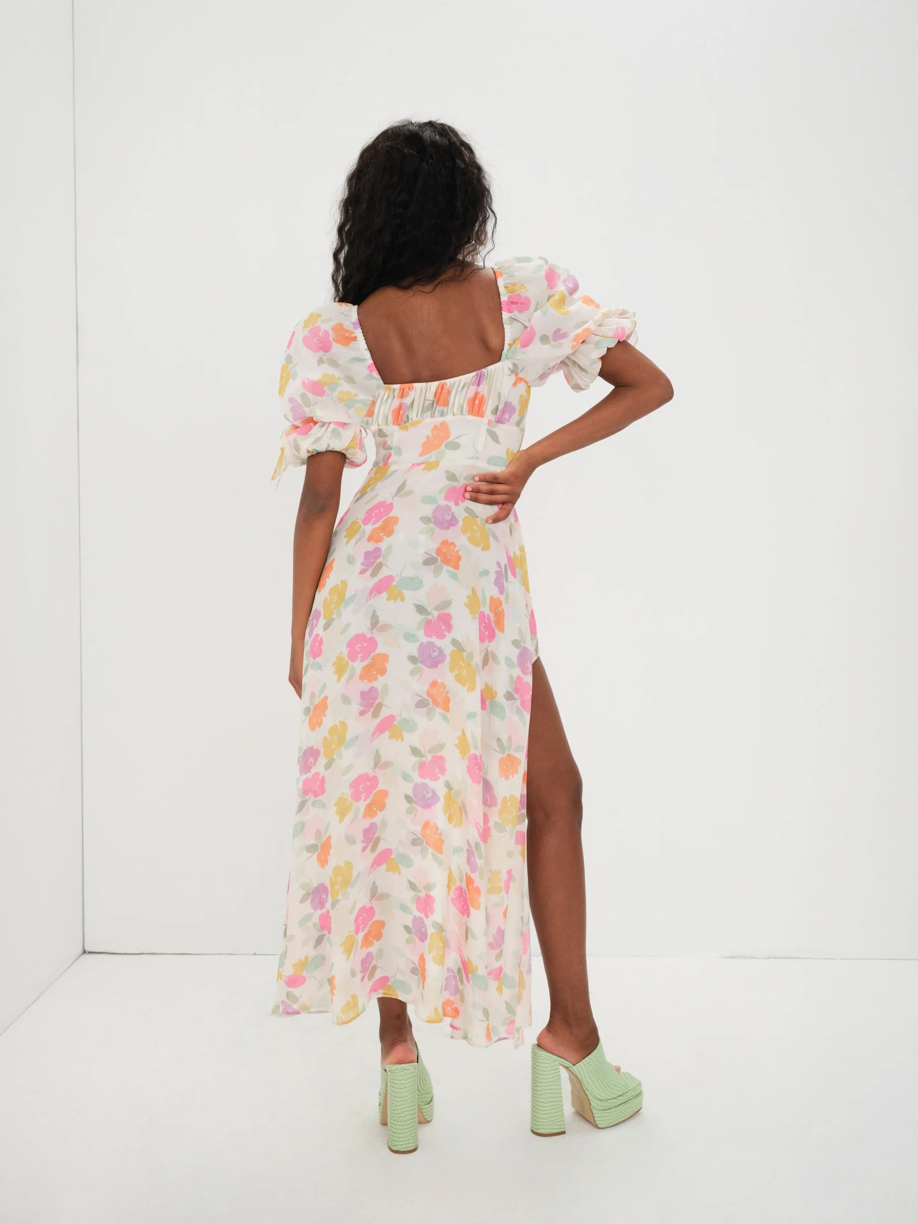 Petal Midi Dress | For Love & Lemons