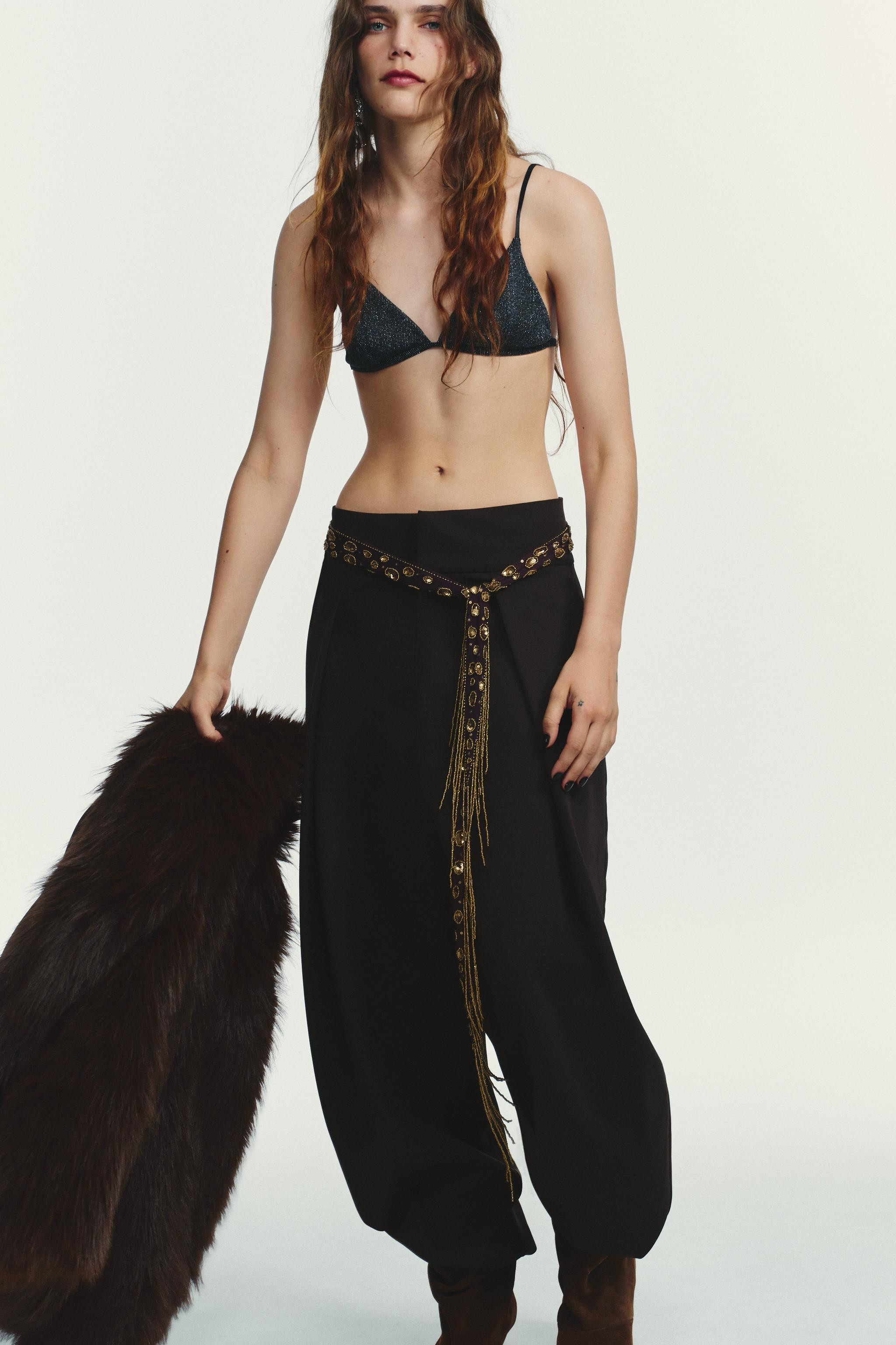 PLEATED BALLOON PANTS | Zara US