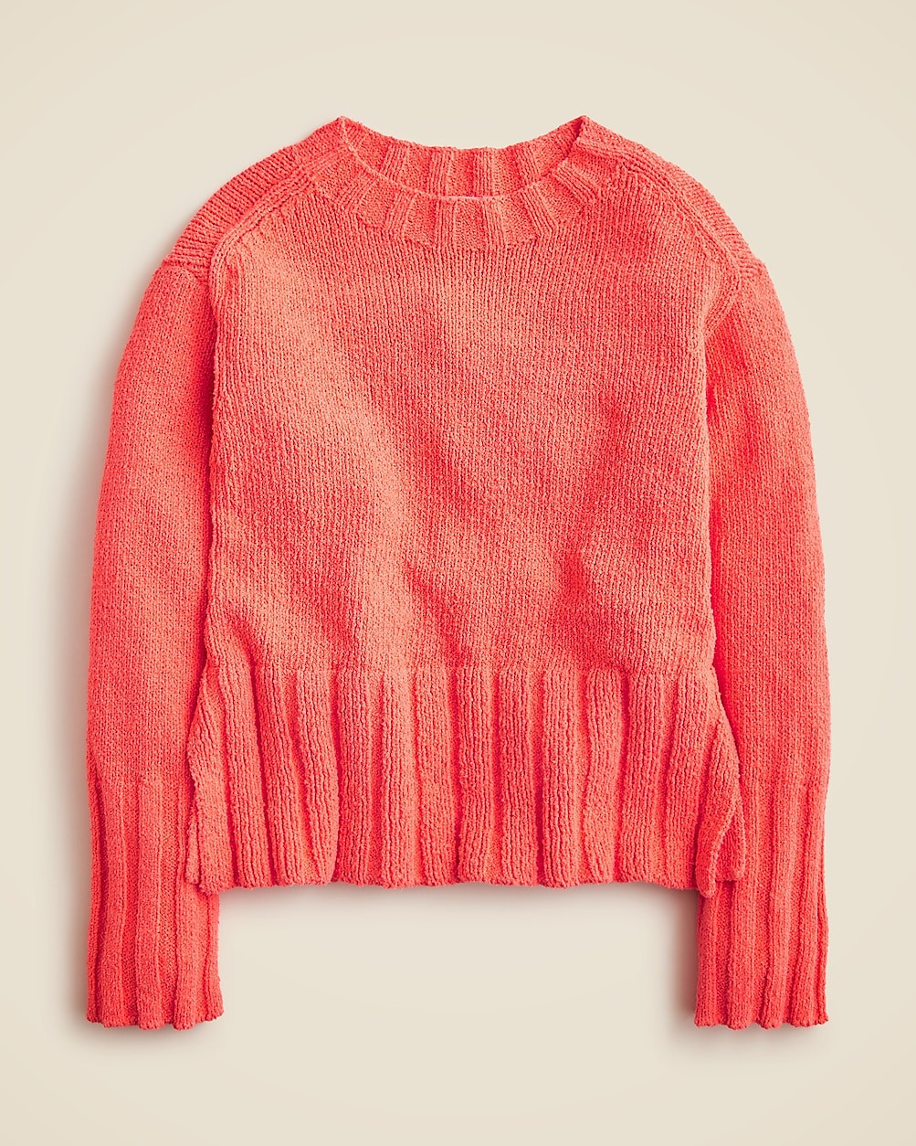 Marina sweater in textured cotton blend | J. Crew US