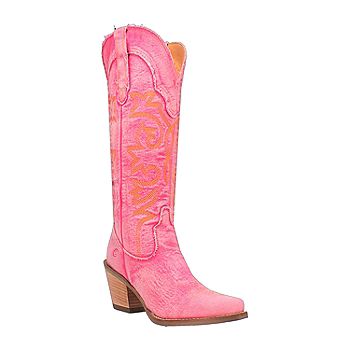 new!Dingo Womens Texas Tornado Stacked Heel Cowboy Boots | JCPenney