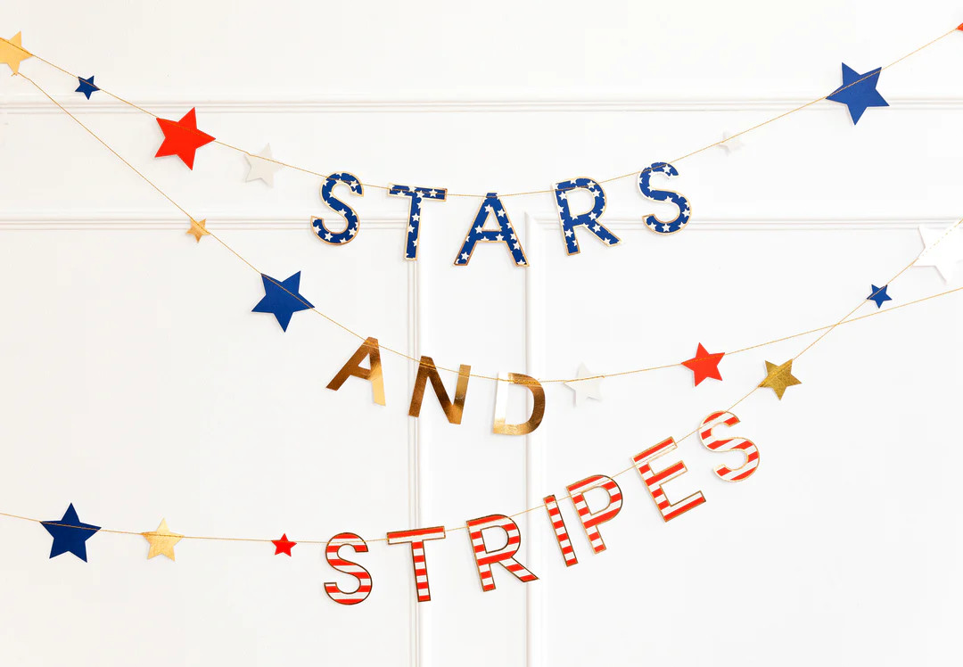 Stars and Stripes Banner | My Mind's Eye