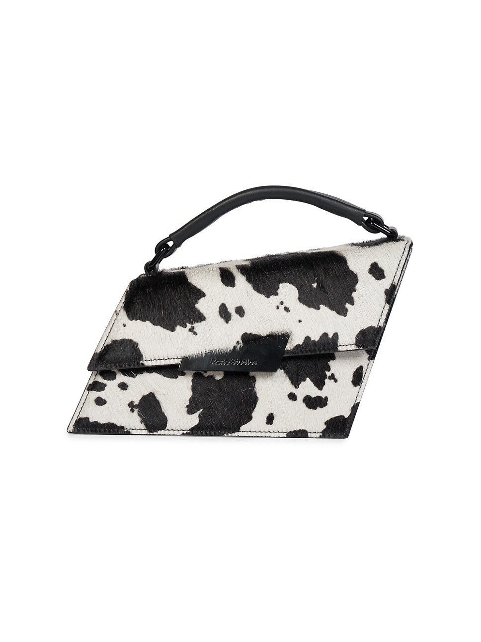 Mini Distortion Cow-Print Calf Hair Shoulder Bag | Saks Fifth Avenue