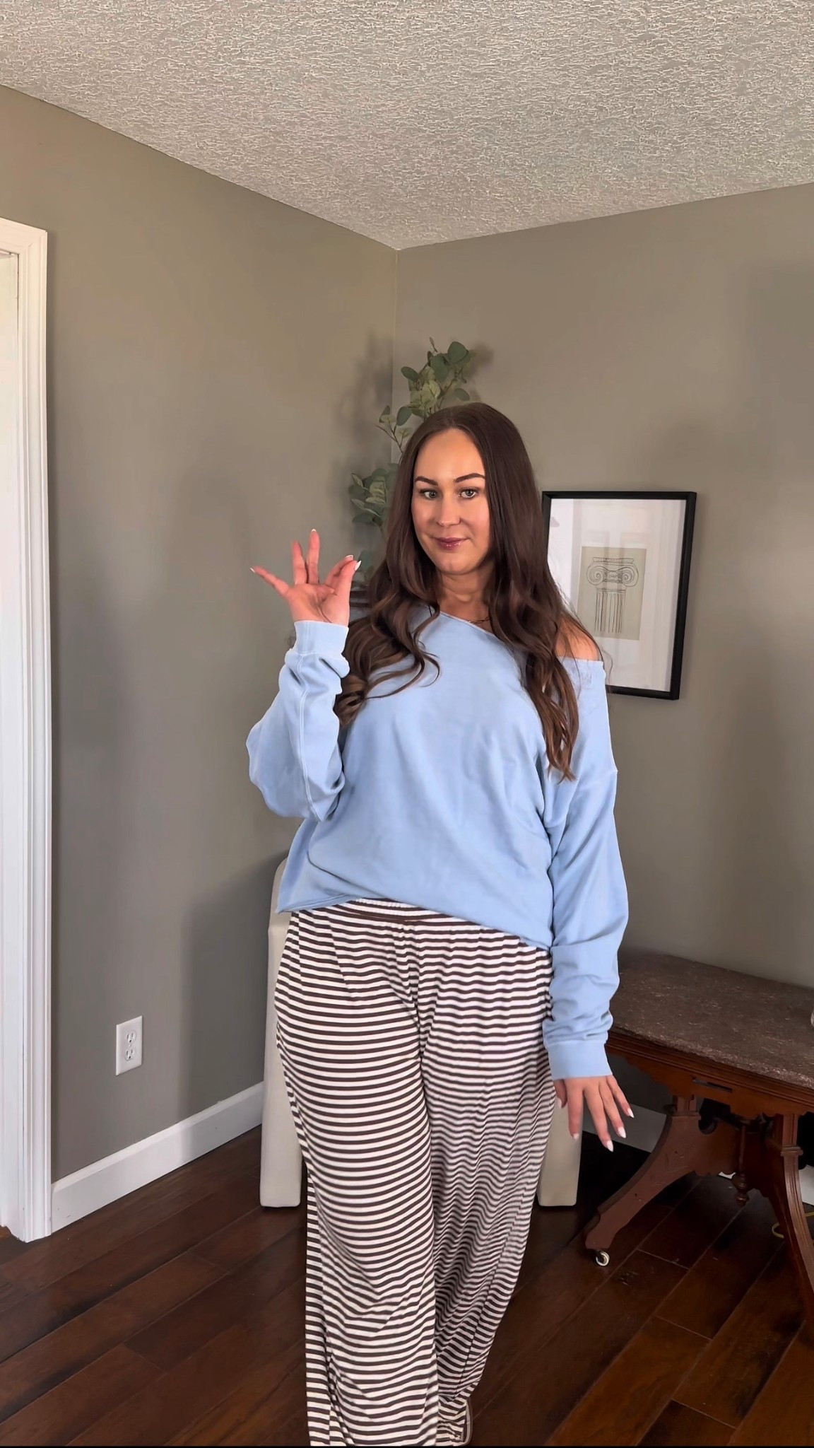 Aerie off the shoulder lightweight sweatshirt - large!! Use code MORELOVE for extra % off!!

Abercrombie striped lounge pants - large long (use code SUITEAF for extra 15% off!! 

Abercrombie sale
Abercrombie style
Aerie real
spring outfits 2026

#LTKTall #LTKSaleAlert #LTKxAerie