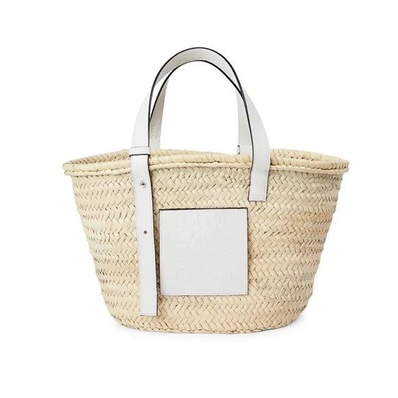 Loewe Leather-Trimmed Basket Bag | Poshmark