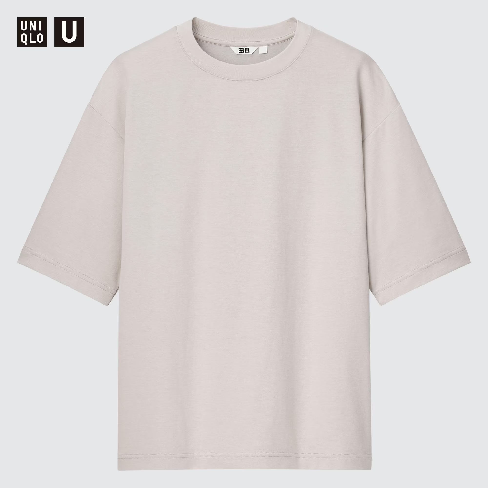 U AIRism Cotton Oversized Crew Neck T-Shirt (Genderless) | UNIQLO US | UNIQLO (US)