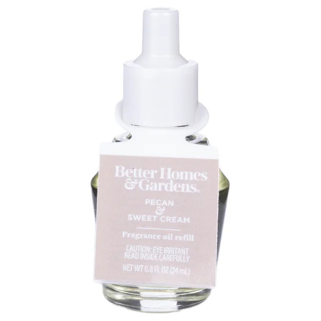 Better Homes & Gardens Aroma Accents Oil Refill 24 mL, Pecan & Sweet Cream - Walmart.com | Walmart (US)