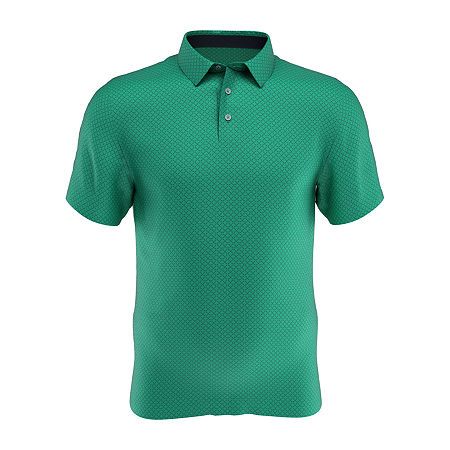 PGA TOUR Mens Short Sleeve Polo Shirt, Small , Green | JCPenney
