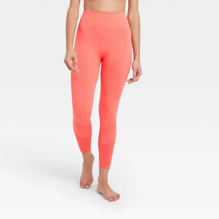 Women's High-Waisted Seamless 7/8 Leggings - JoyLab™ | Target