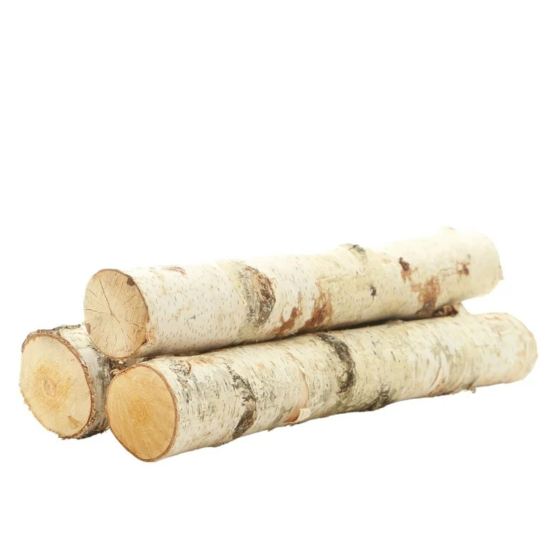 ProFlora Decorative Birch Logs 16" Pack of 3 | Walmart (US)