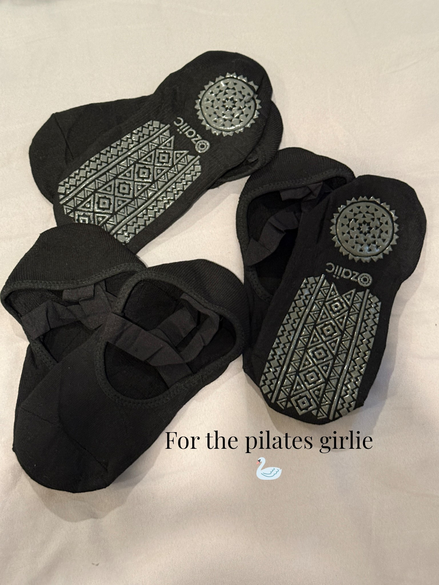 I love these ballet style socks with grips for Pilates! They’re comfortable, thin so I can wear my slippers, and look super cute! And did I mention the price??

#LTKActive #LTKootd #LTKselfcare