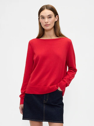 Relaxed Boatneck Sweater | Gap Factory