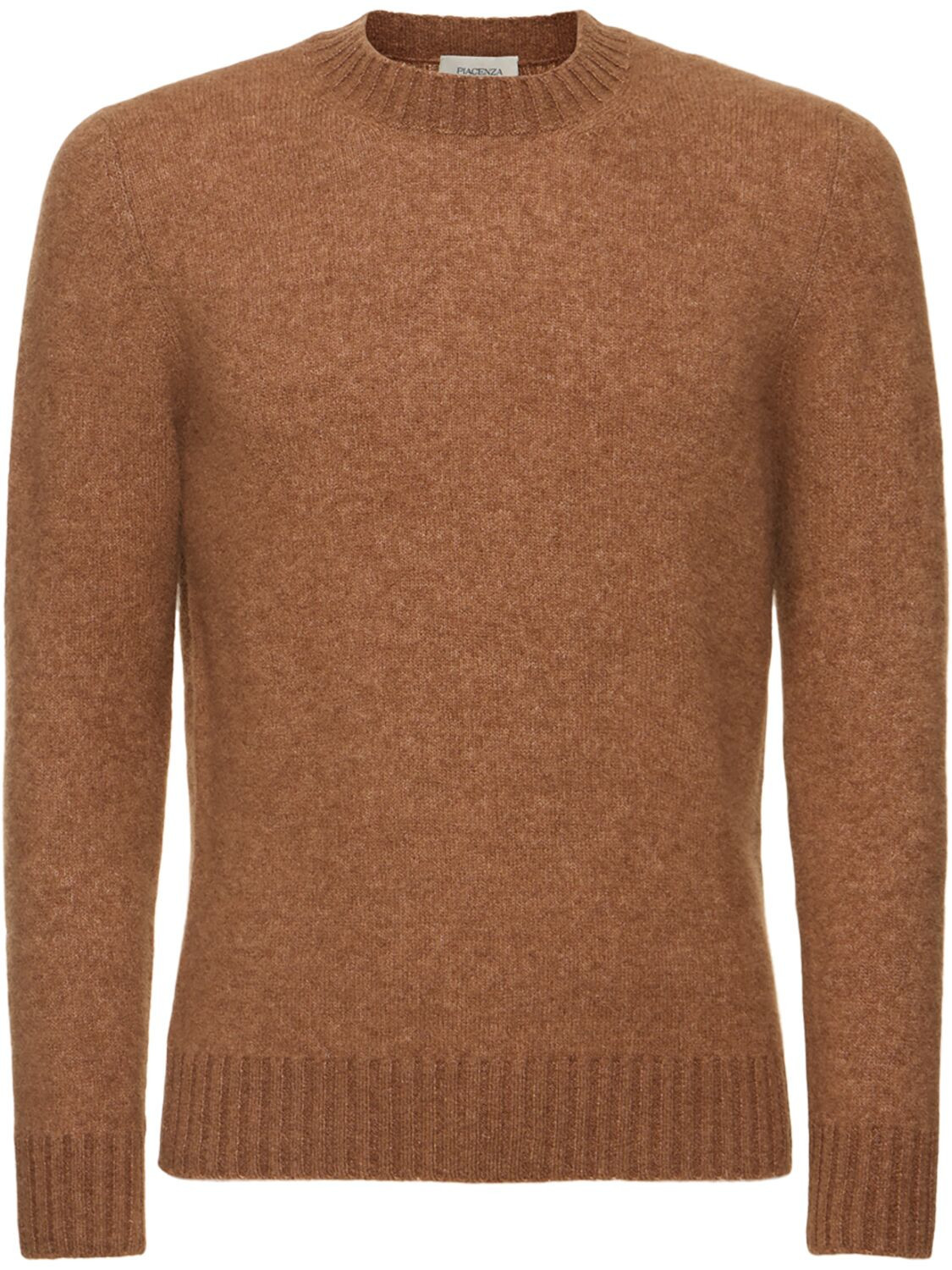 PIACENZA CASHMERE | Cashmere blend knit sweater | MEN | Camel | 52 | Polyamide Silk Cashmere | | Luisaviaroma