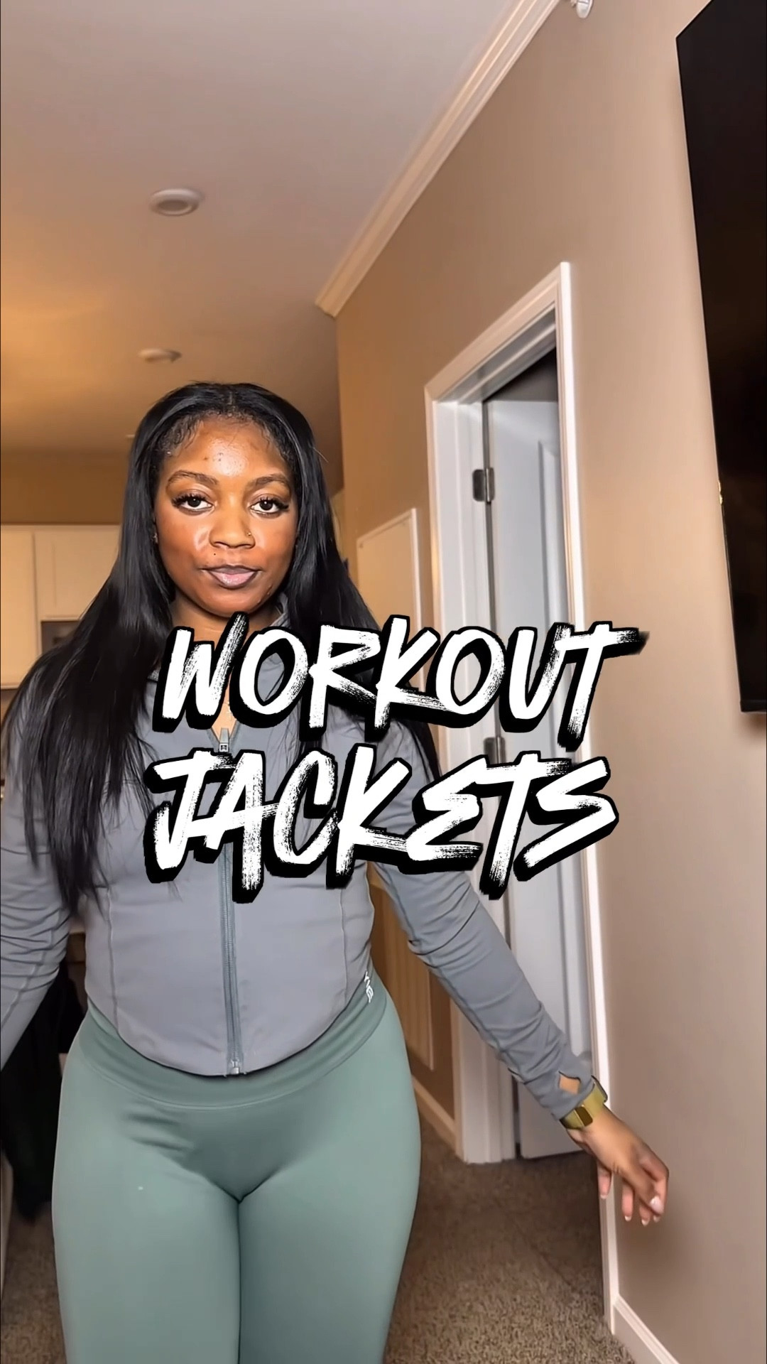 Slim fit workout jacket ✨
These jackets are very stretchy

✨I am wear size: small 

#WorkoutJacket #WorkoutClothes #workout 

#LTKActive #LTKFindsUnder50 #LTKU