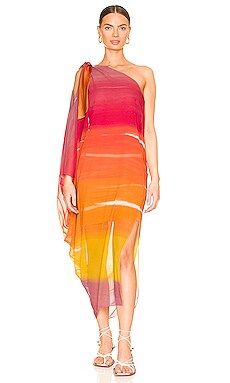 SILVIA TCHERASSI Bevagna Tunic in Gradient Orange from Revolve.com | Revolve Clothing (Global)