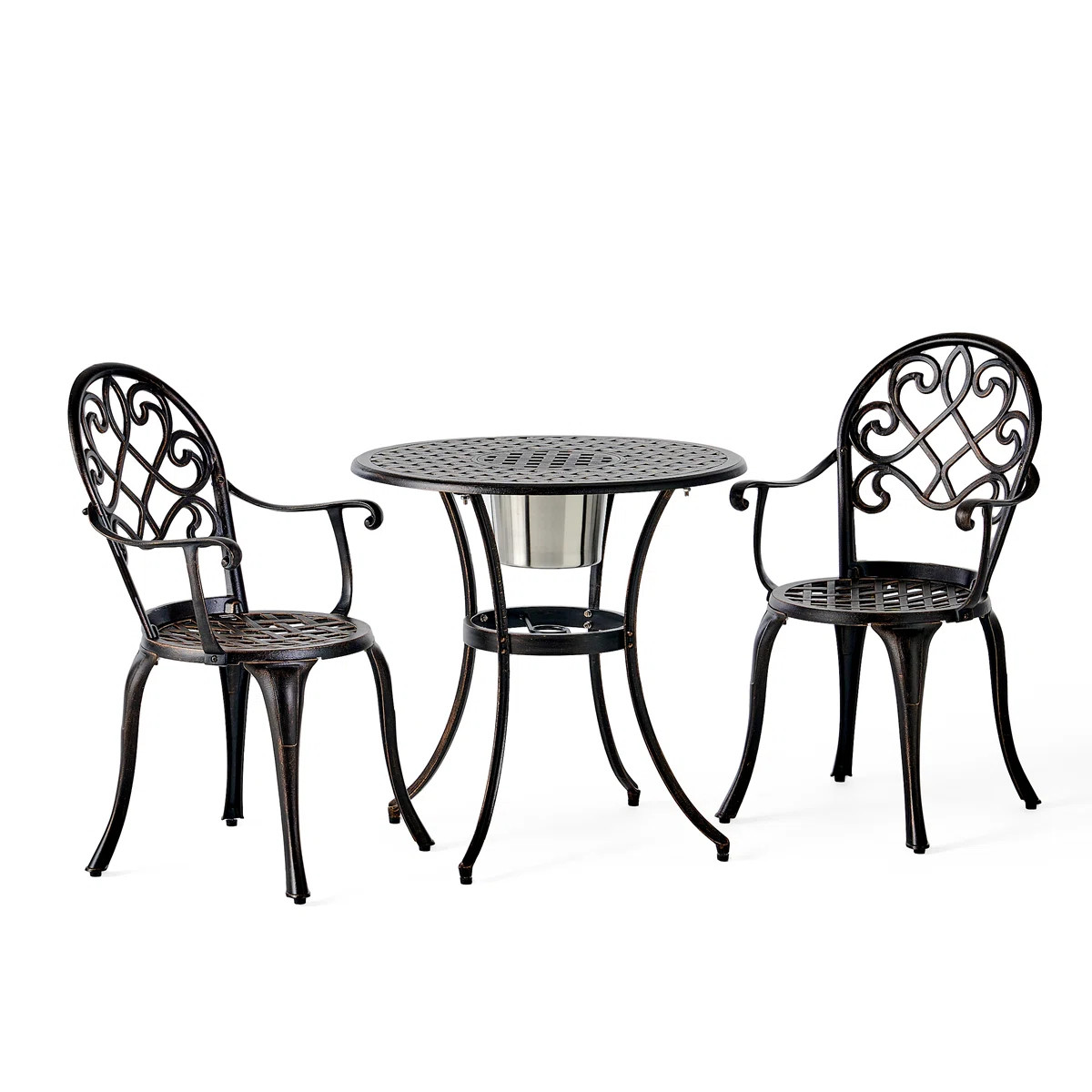 Alcott Hill® Chestnut Street 3-Piece Outdoor Bistro Set & Reviews | Wayfair | Wayfair North America