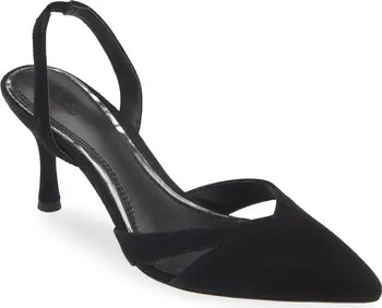 PAIGE Portia Slingback Pointed Toe Pump (Women) | Nordstrom | Nordstrom