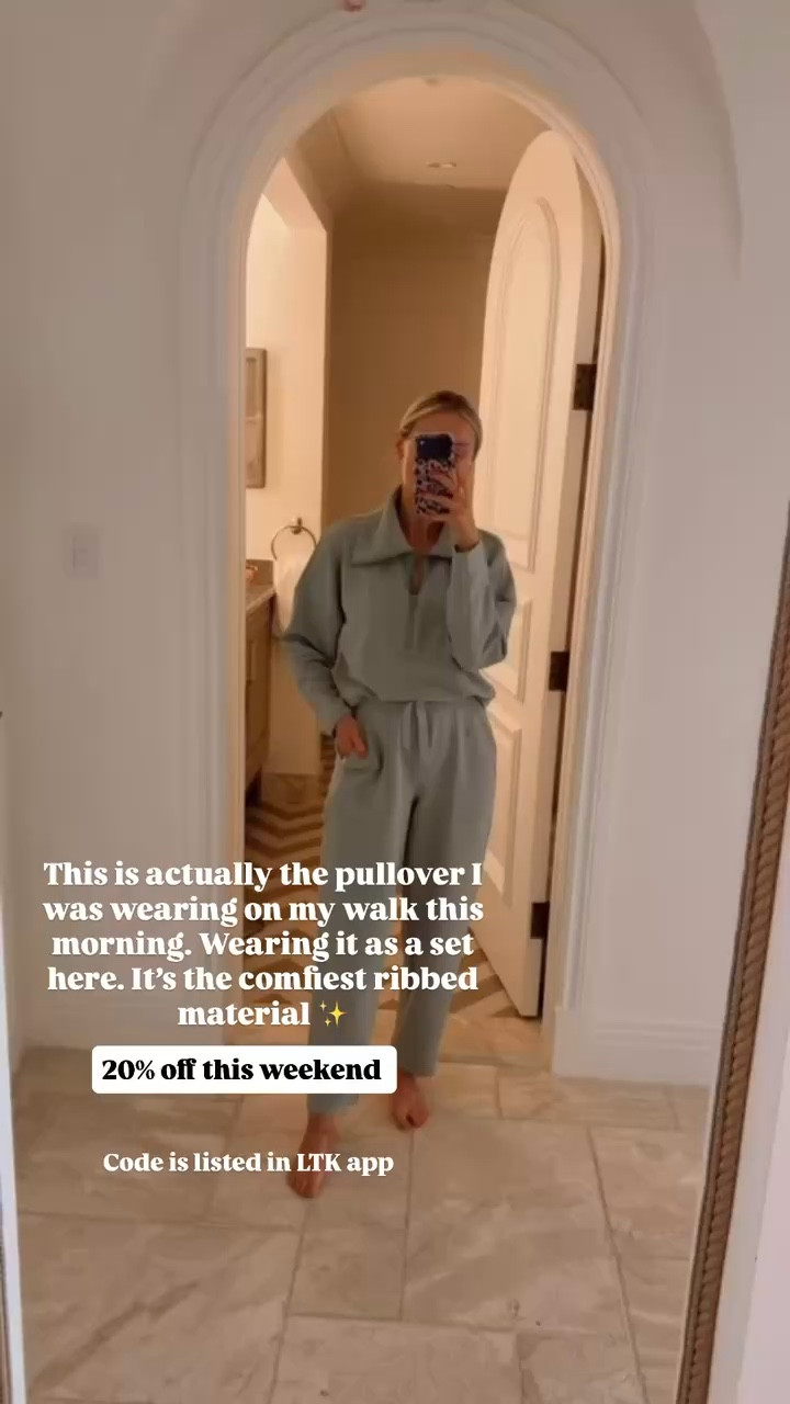 This @Spanx matching set is the perfect color for spring! The material is so soft! Wearing S. 

Loverly Grey, Spanx, matching set, lounge set, loungewear, travel outfit ideas 

#LTKTravel #LTKootd #LTKSeasonal