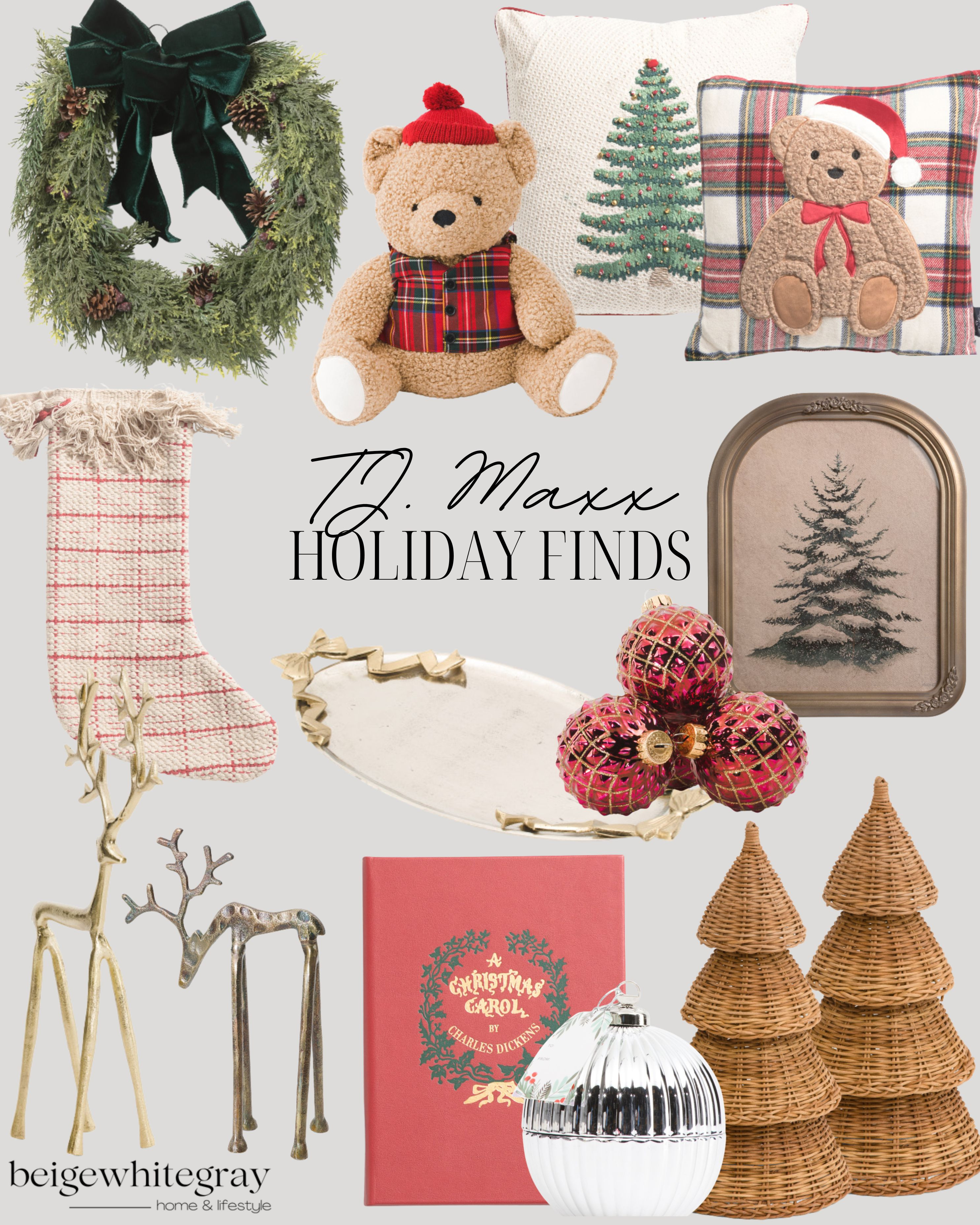 Holiday Finds from TJ. Maxx!
TJ.Maxx Home / TJ. Maxx Holiday / Winter Decor / Coffee Table Decor / Bookshelf Decor / Christmas Decor / Holiday Decor / Holiday Greenery / Holiday Wreaths / Festive Wreaths / Pre-Lit Garlands Christmas Tree Decor / Stockings & Holders / Advent Calendars / Window Decorations / Outdoor Christmas Lights / Mantel Decor / Christmas Tree Ornaments / Christmas Pillows / Winter Decor / Winter Pillows / Winter Greenery / Christmas Village / Christmas Garlands / Christmas Wreaths / Tree Figurines / Holiday Figurines / Faux Christmas Trees / Pre-Lit Christmas Trees / Holiday Garlands / Lit Decor Pieces / Christmas Ornaments / Nutcrackers / Christmas Village / Winter Wonderland Decor / Christmas Centerpieces / Tabletop Trees / Holiday Figurines / Holiday Doormats / Holiday Candles / Christmas Candles /  

 

#LTKHoliday #LTKSeasonal #LTKHome