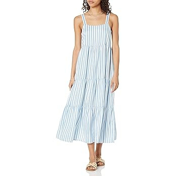 The Drop Women's Britt Tiered Maxi Tent Dress | Amazon (US)