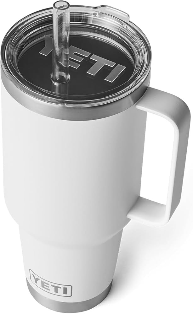 YETI Rambler 42 oz Tumbler with Handle and Straw Lid, Travel Mug Water Tumbler, Vacuum Insulated ... | Amazon (US)