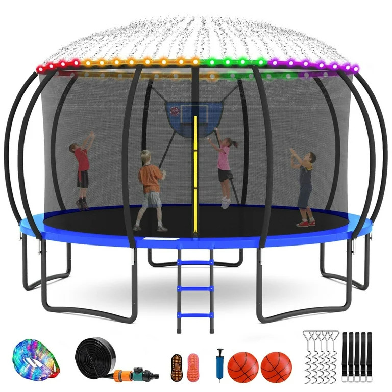 GVDV Trampolín Recreativo Al Aire Libre de 16', Trampolín de Calabaza para Niños y Adultos | Walmart (US)
