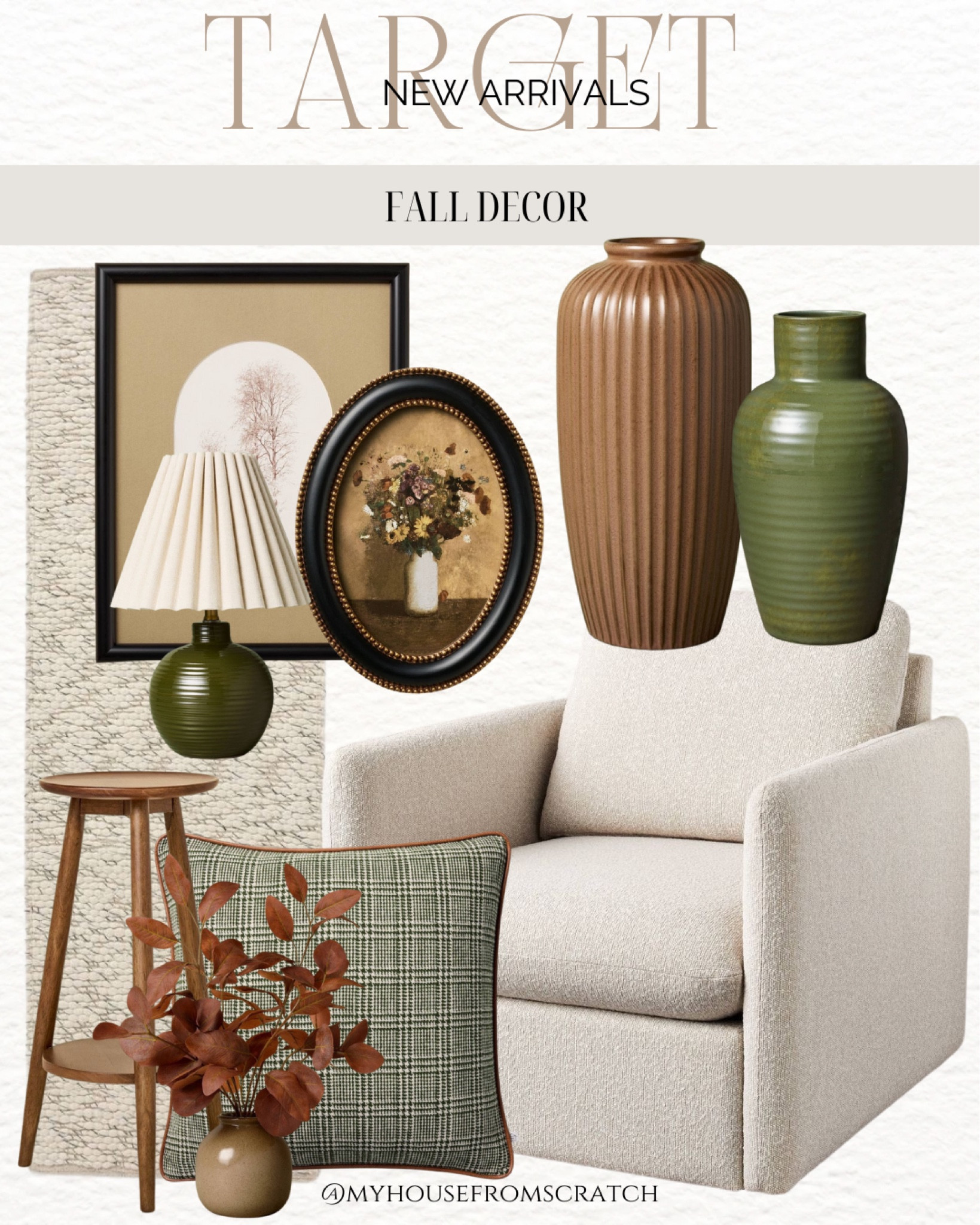 Target, Target home, target home decor, target furniture, target fall decor, accent chair, pillows, vase, art, rug, lamp, accent table, fall florals 

#LTKStyleTip #LTKVideo #LTKSeasonal