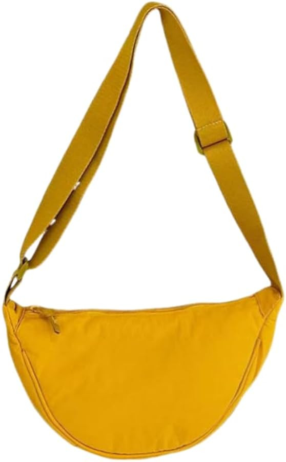 crescent shaped crossbody bag, lightweight work travel shoulder bag, casual sling bag | Amazon (US)