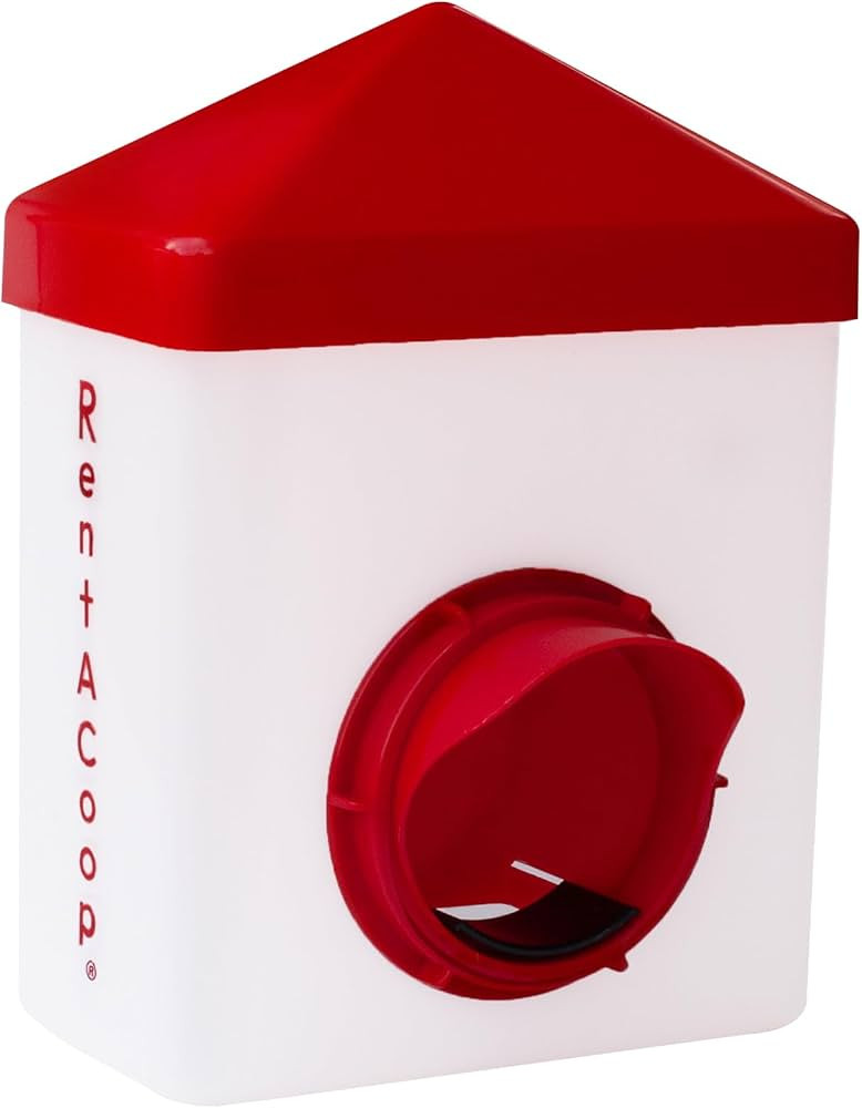 RentACoop Chick2Chicken 2.5lb BPA-Free Single-Port Feeder - Includes Anti-Roost Lid, Slider Port ... | Amazon (US)