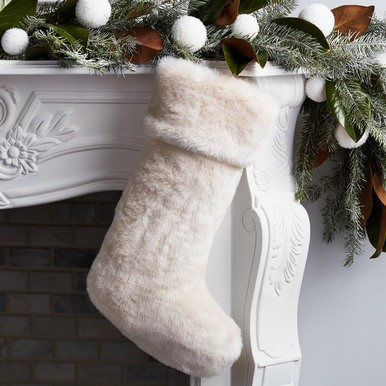 Faux Fur Stocking | Zgallerie | Z Gallerie